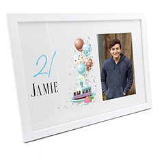 Personalised 21st Birthday Gifts for him Photo Frame