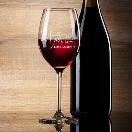 Personalised Best Nan Gift Wine Glass Boxed Personalised Wine Glasses ukgiftstoreonline