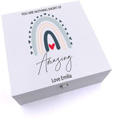 ukgiftstoreonline Personalised You Are Nothing Short of Amazing Keepsake Wooden Box