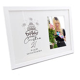 Personalised Any Age Happy Birthday Photo Frame