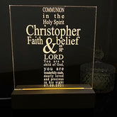 Personalised Communion Gift LED Lamp Gift