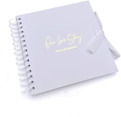 Personalised Our Love Story, Photo Album or Scrapbook