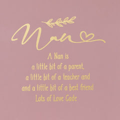 ukgiftstoreonline Personalised Nan Pink Gift Box With Sentiment