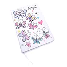 Personalised butterflies notebook Gift Personalised Notebook ukgiftstoreonline