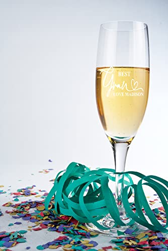 Personalised Best Gran Champagne Flute Prosecco Glass Gift Personalised Prosecco Glass ukgiftstoreonline