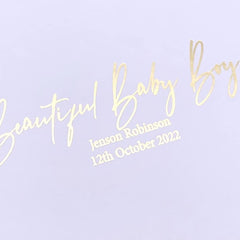Personalised Baby Boy Record Book, Scrapbook or Photo Album Gift