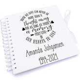 Personalised Those we love memorial remembrance Scrapbook Photo Album