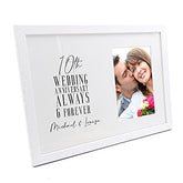 Personalised 10th Wedding Anniversary Photo Frame