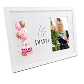 Personalised 16th Birthday Gifts for her Photo Frame