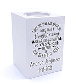 Personalised Those we love memorial remembrance Tea Light Holder