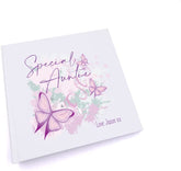Personalised Special Auntie Pink & Purple Butterfly Gift Photo Album