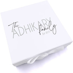 ukgiftstoreonline Personalised Family Keepsake Memory Box