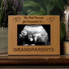 Best Parents Promoted To Grandparents Wooden Photo Frame Gift Grandparents Photo Frame ukgiftstoreonline 5 x 7 Inch