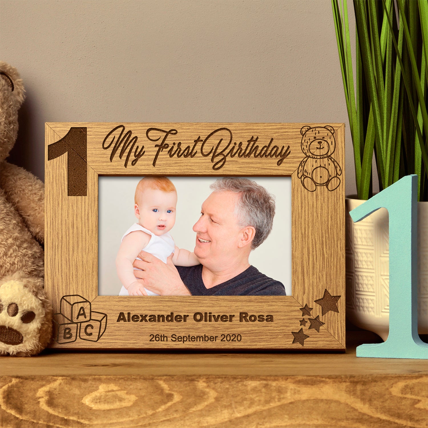 My First Birthday Photo Frame 1st Keepsake Gift - ukgiftstoreonline