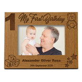 Personalised My First Birthday Photo Frame 1st Keepsake Gift