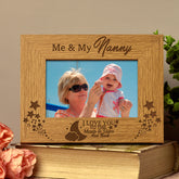 Me and My Nanny Love You To The Moon Photo Frame Gift - ukgiftstoreonline