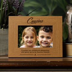 Cousins Wooden Photo Frame Gift