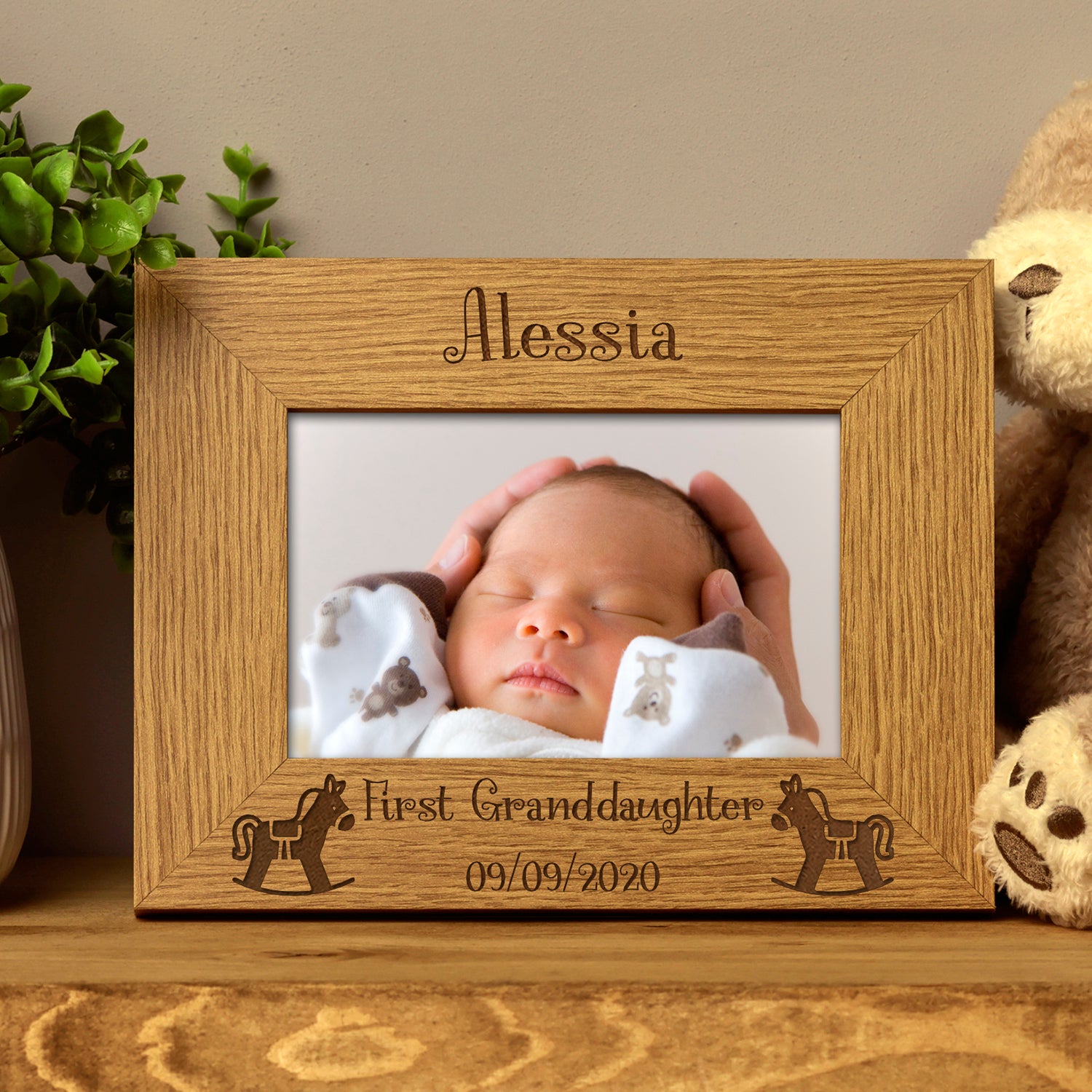 Personalised First Granddaughter Photo Frame Gift Granddaughter Photo Frame ukgiftstoreonline