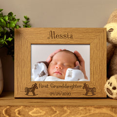 Personalised First Granddaughter Photo Frame Gift Granddaughter Photo Frame ukgiftstoreonline