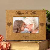 Mum and Me Wooden Photo Frame Gift - ukgiftstoreonline