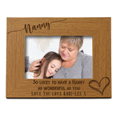 Personalised Nanny As Wonderful As You Photo Frame gift