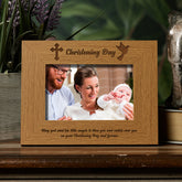 Christening Day Wooden Photo Frame Gift