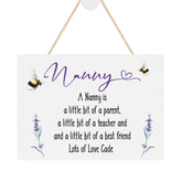 ukgiftstoreonline Personalised Nanny Plaque Gift With Sentiment