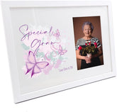 Personalised Special Gran Pink and Purple Butterfly Gift Photo Frame