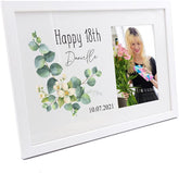 Personalised Birthday Any Age Birthday Eucalyptus Photo Frame