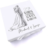 ukgiftstoreonline Personalised 25th Keepsake Memory Box
