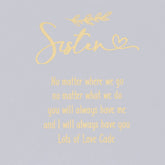 ukgiftstoreonline Personalised Sister White Gift Box With Sentiment