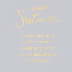 ukgiftstoreonline Personalised Sister White Gift Box With Sentiment