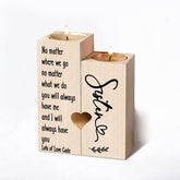 Personalised Sister Double Tea Light Candle Holder Gift