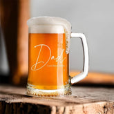 Dad Gift Personalised Engraved 1 Pint Glass Beer Tankard