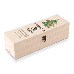 Personalised Christmas Wine or Champagne Box Gift