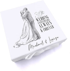 ukgiftstoreonline Personalised 30th Keepsake Memory Box