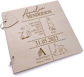 Personalised Baby Birth Scrap Book Photo Album Record Book