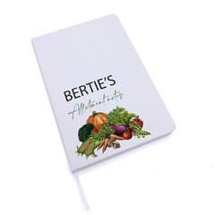 A5 personalised allotment notes notebook, journal organiser