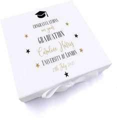 ukgiftstoreonline Personalised Congratulations On Your Graduation Keepsake Memory Box Gift Keepsake Memory Box ukgiftstoreonline