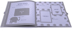 ukgiftstoreonline Personalised Baby My First Year Keepsake Record Book With Giraffe