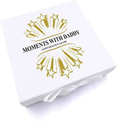 ukgiftstoreonline Personalised Moments with Daddy Keepsake Memory Box
