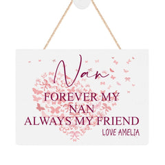 ukgiftstoreonline Personalised Nan Sentiment Keepsake Plaque Gift