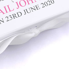 Personalised Baby Girl Cute Jungle animal Themed Keepsake Box Gift