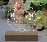 in Loving Memory of Gran Remembrance Memorial Personalised Light LED Lamp