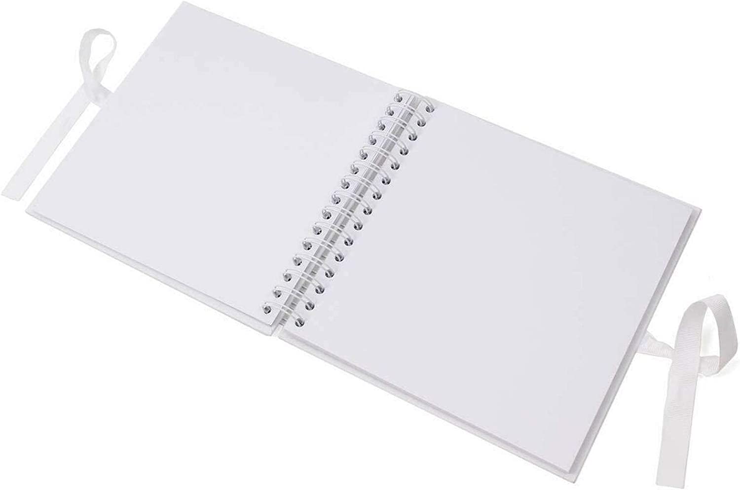 21st Birthday White Scrapbook Photo album With Gold Script Laurel Wreath Scrapbook ukgiftstoreonline