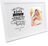 Personalised Baby Memorial Remembrance The Littlest Feet Photo Frame