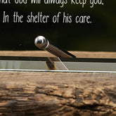 Confirmation Day Sentiment Personalised Glass Plaque Gift Leaf Design