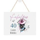 ukgiftstoreonline Personalised Fabulous Birthday Any age Sign Gift