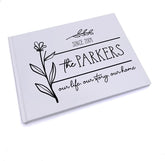 Personalised Our Story Our Life Family Sentiment Guest Book