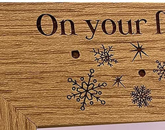 Personalised My First Christmas as My Grandma Landscape Photo Frame